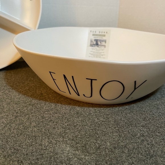 NWT Rae Dunn yum / crunchy / tasty chips and dip platter - Picture 2 of 4